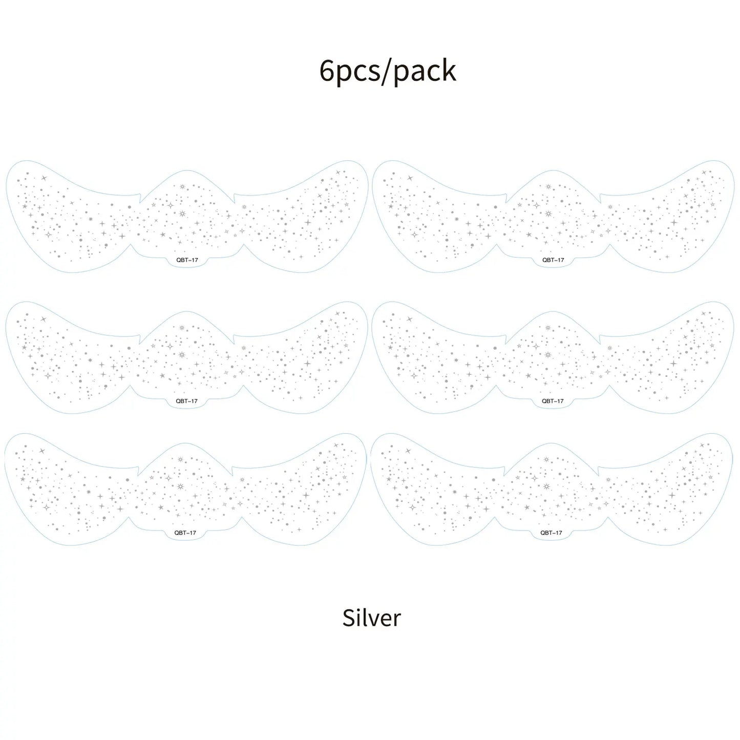 6Pcs Fake Freckle Stickers for Women Face Makeup