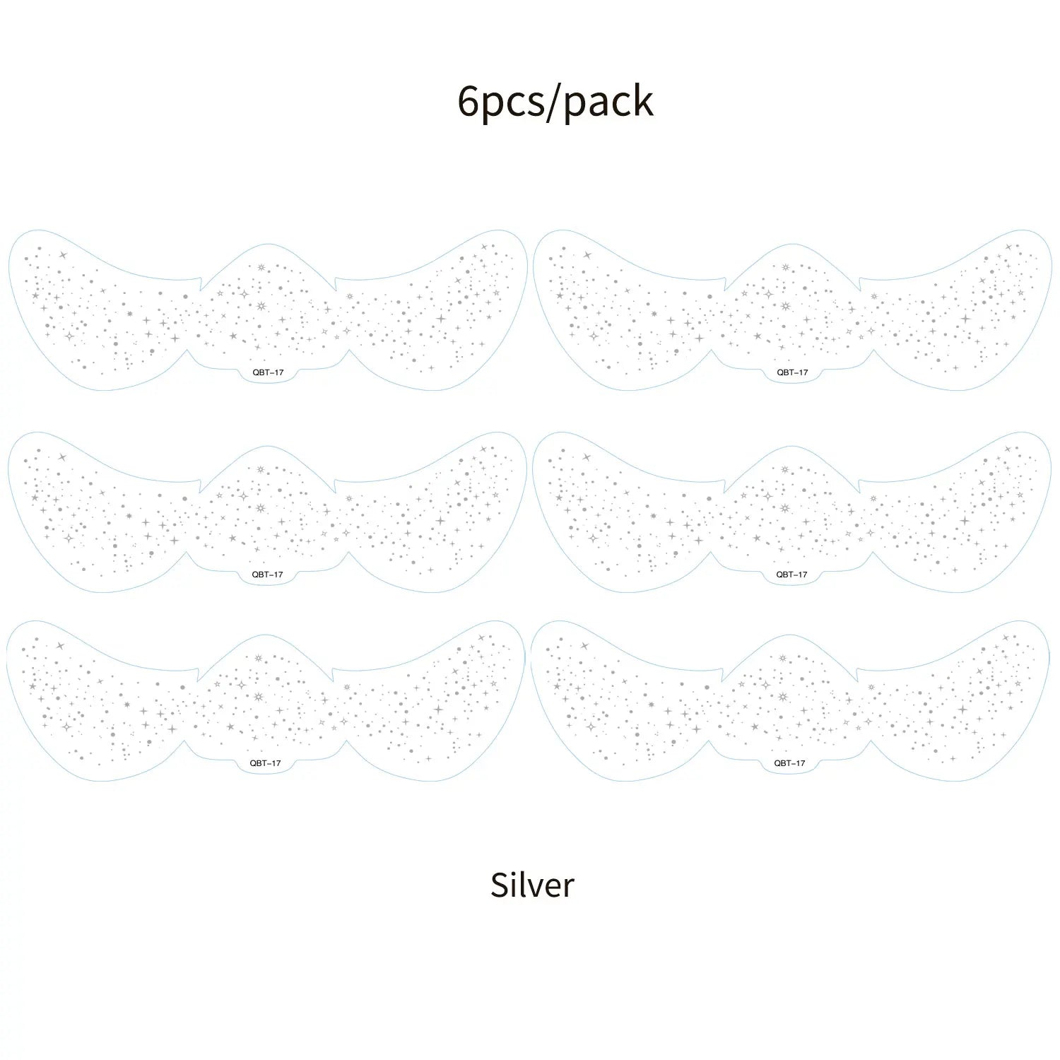 6Pcs Fake Freckle Stickers for Women Face Makeup