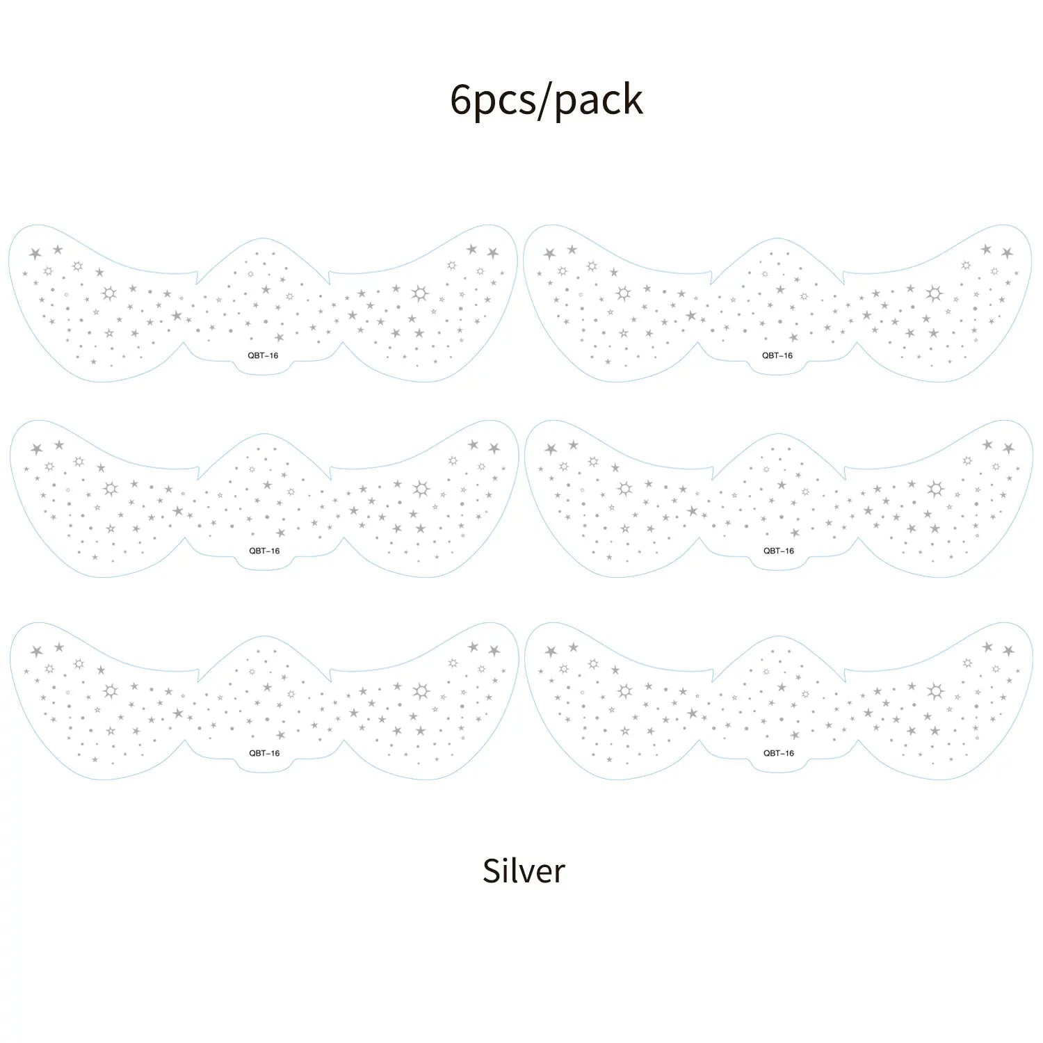 6Pcs Fake Freckle Stickers for Women Face Makeup