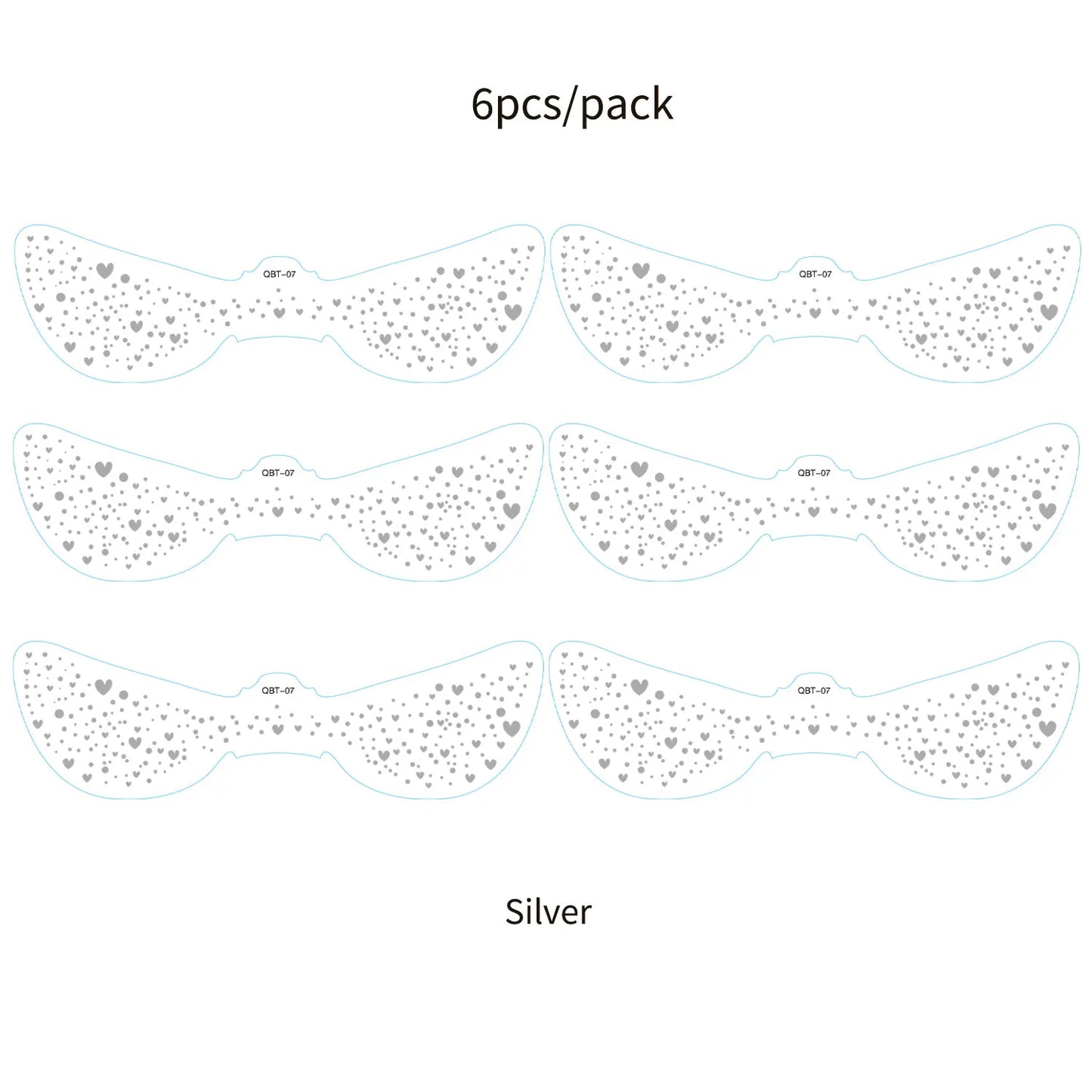 6Pcs Fake Freckle Stickers for Women Face Makeup