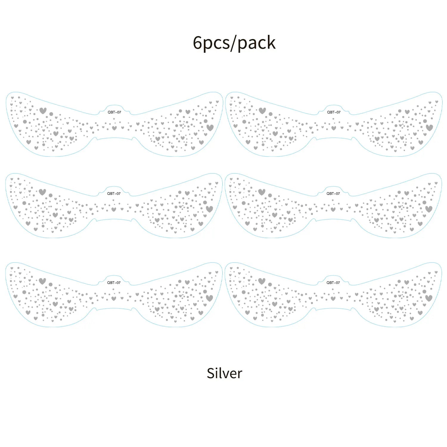 6Pcs Fake Freckle Stickers for Women Face Makeup