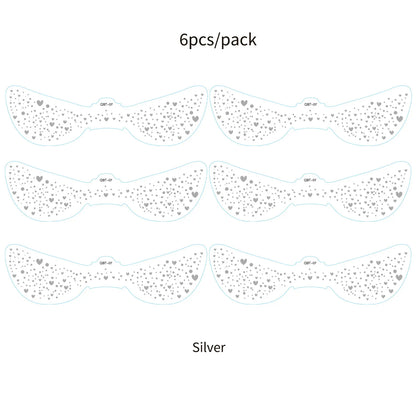 6Pcs Fake Freckle Stickers for Women Face Makeup