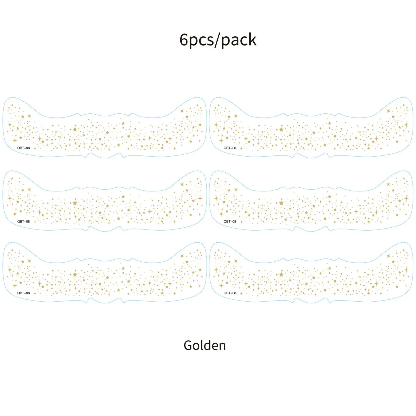 6Pcs Fake Freckle Stickers for Women Face Makeup