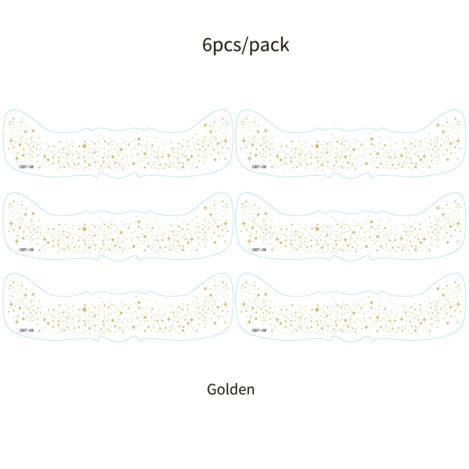 6Pcs Fake Freckle Stickers for Women Face Makeup