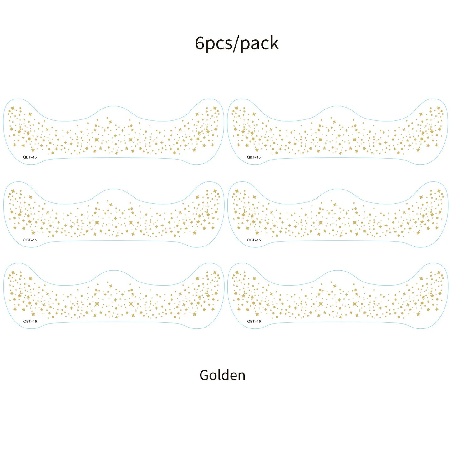 6Pcs Fake Freckle Stickers for Women Face Makeup