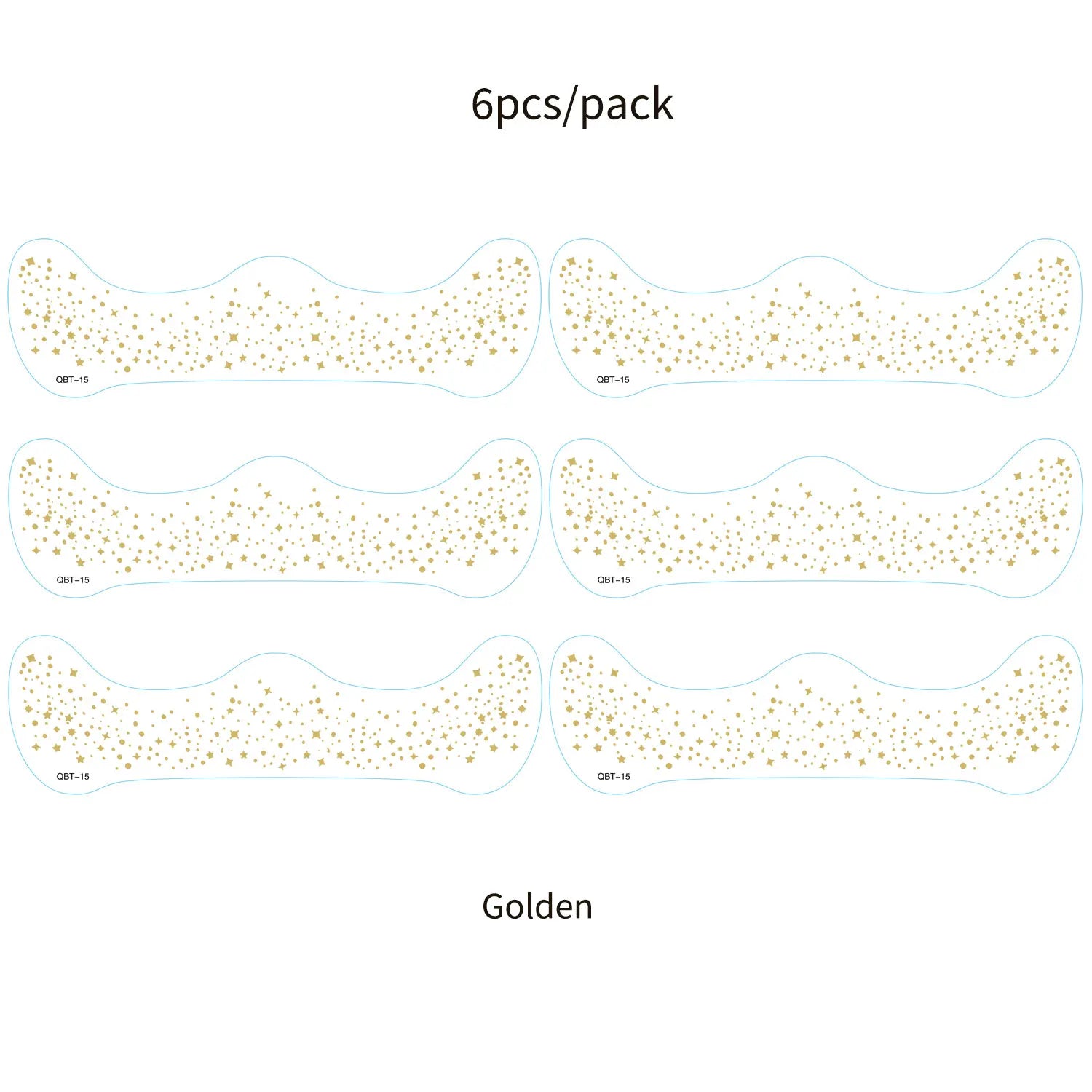 6Pcs Fake Freckle Stickers for Women Face Makeup
