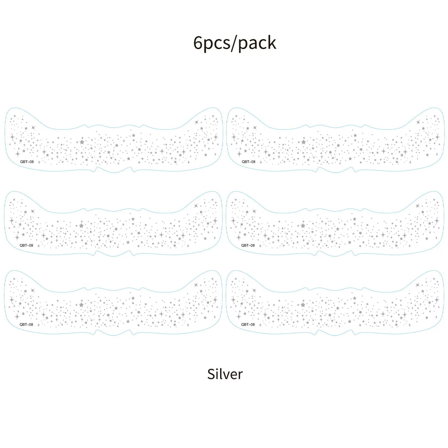 6Pcs Fake Freckle Stickers for Women Face Makeup
