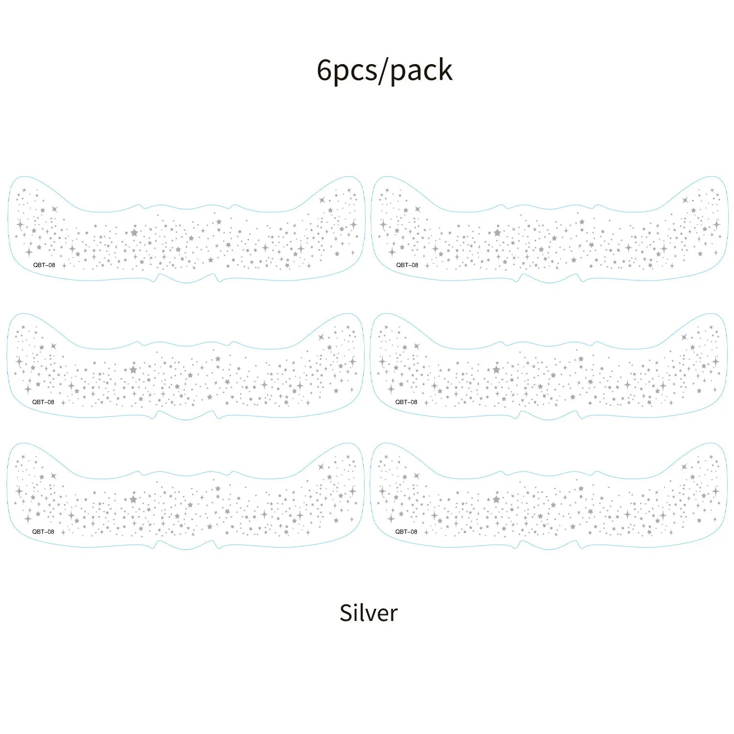 6Pcs Fake Freckle Stickers for Women Face Makeup
