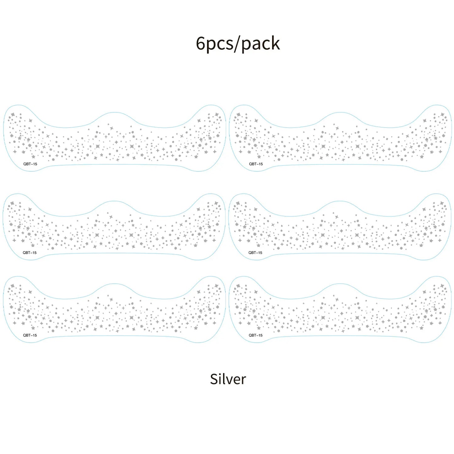 6Pcs Fake Freckle Stickers for Women Face Makeup