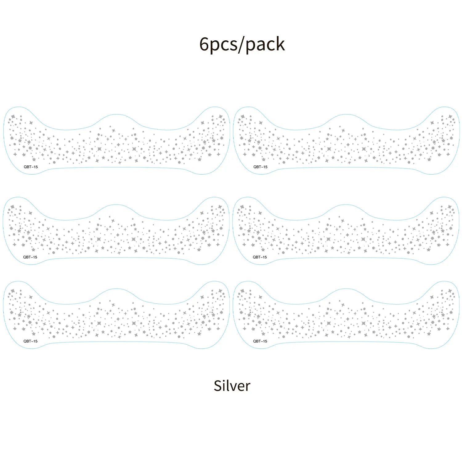 6Pcs Fake Freckle Stickers for Women Face Makeup