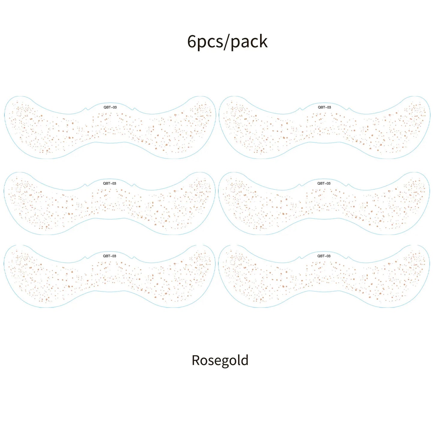 6Pcs Fake Freckle Stickers for Women Face Makeup