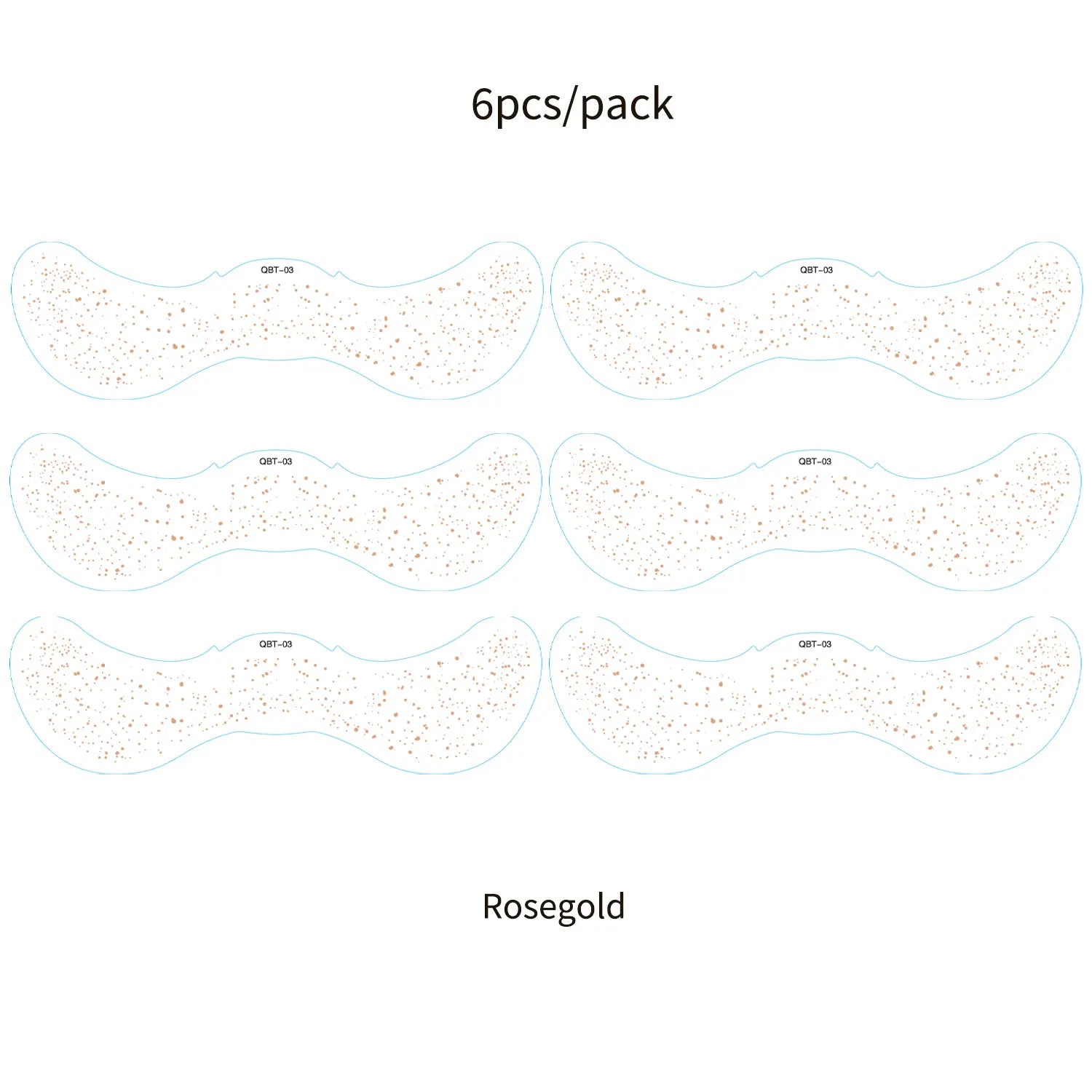 6Pcs Fake Freckle Stickers for Women Face Makeup