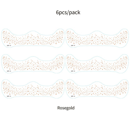 6Pcs Fake Freckle Stickers for Women Face Makeup