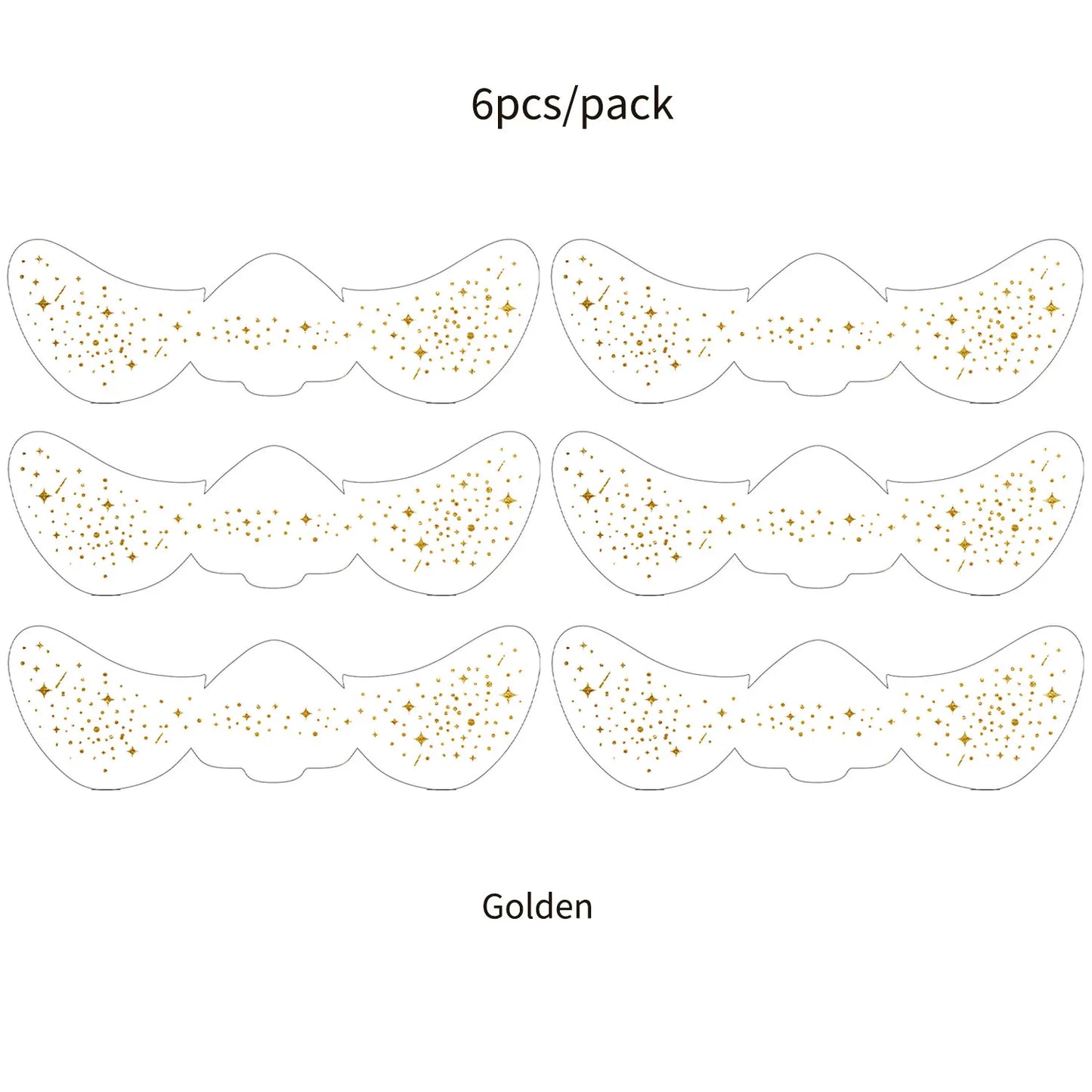 6Pcs Fake Freckle Stickers for Women Face Makeup