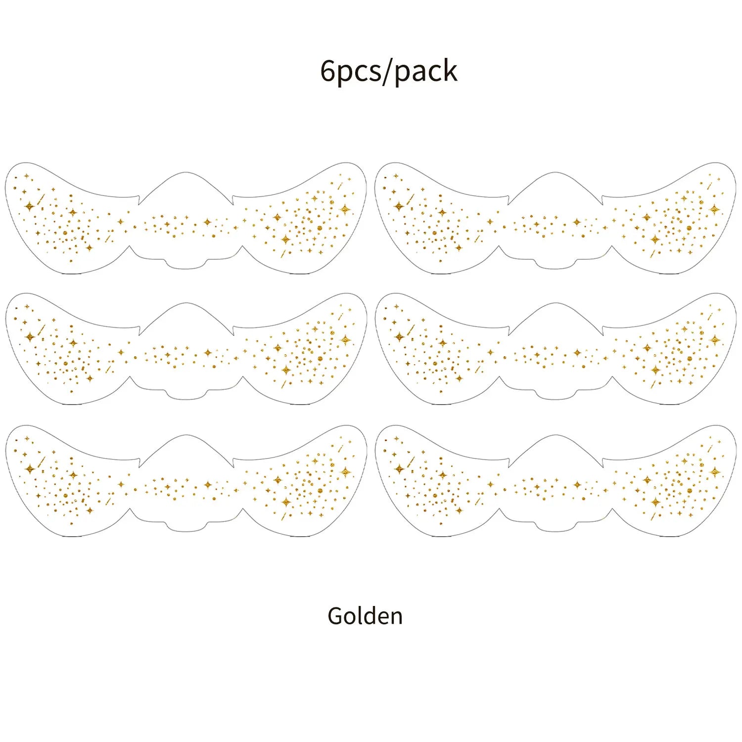 6Pcs Fake Freckle Stickers for Women Face Makeup