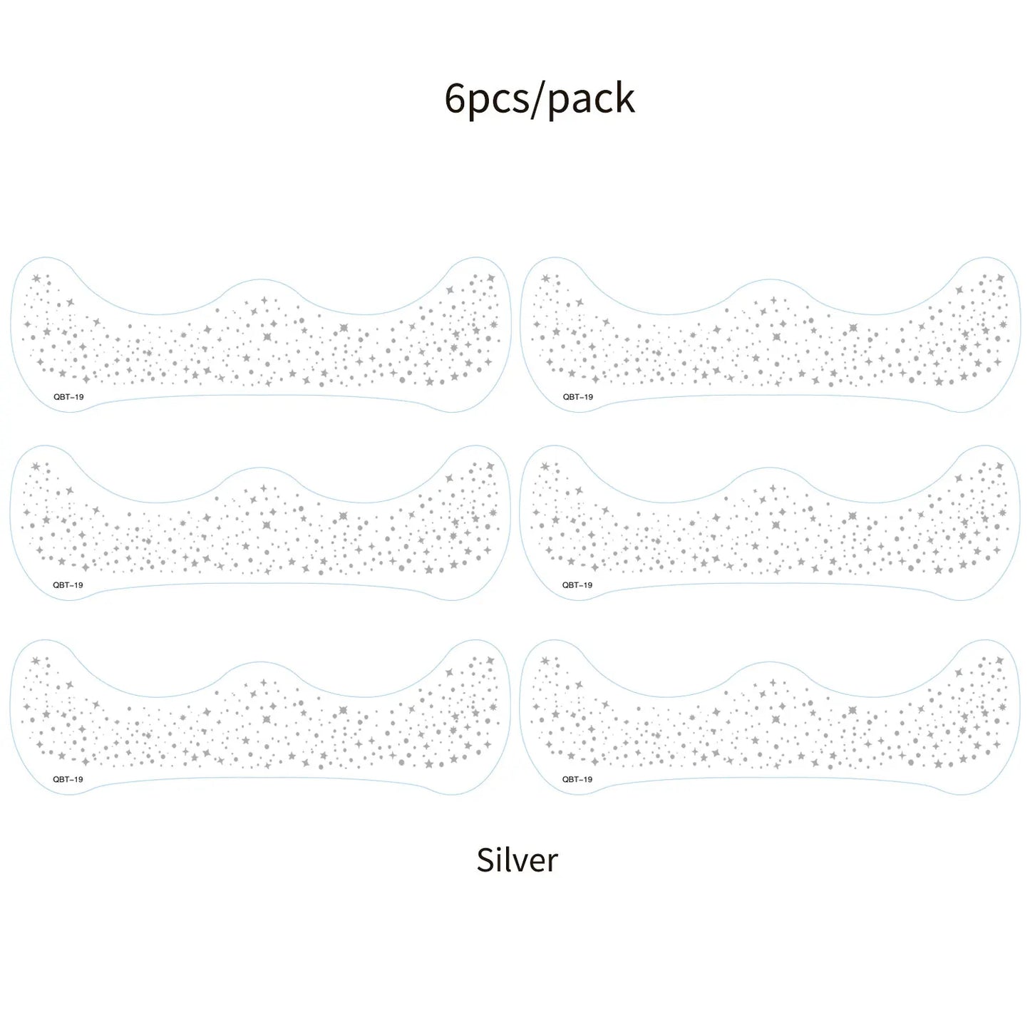 6Pcs Fake Freckle Stickers for Women Face Makeup