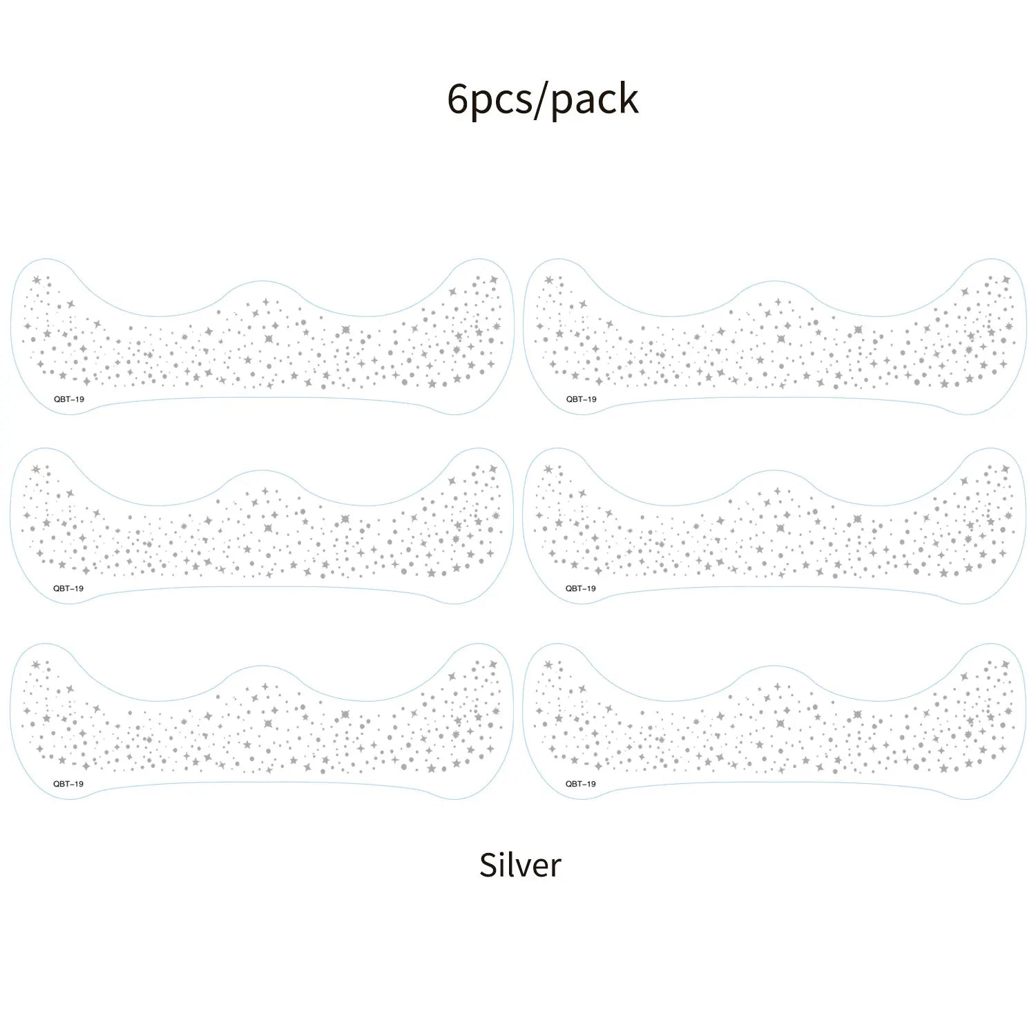 6Pcs Fake Freckle Stickers for Women Face Makeup
