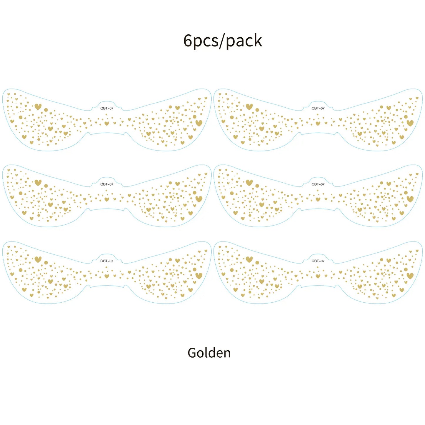 6Pcs Fake Freckle Stickers for Women Face Makeup