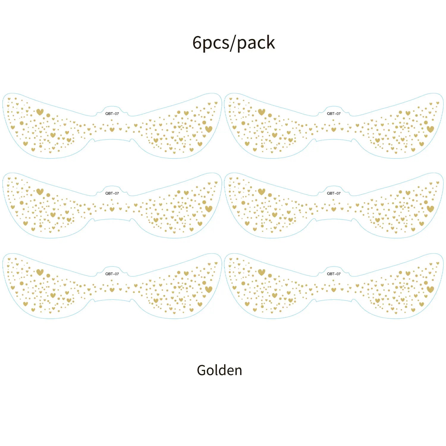 6Pcs Fake Freckle Stickers for Women Face Makeup