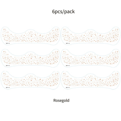 6Pcs Fake Freckle Stickers for Women Face Makeup