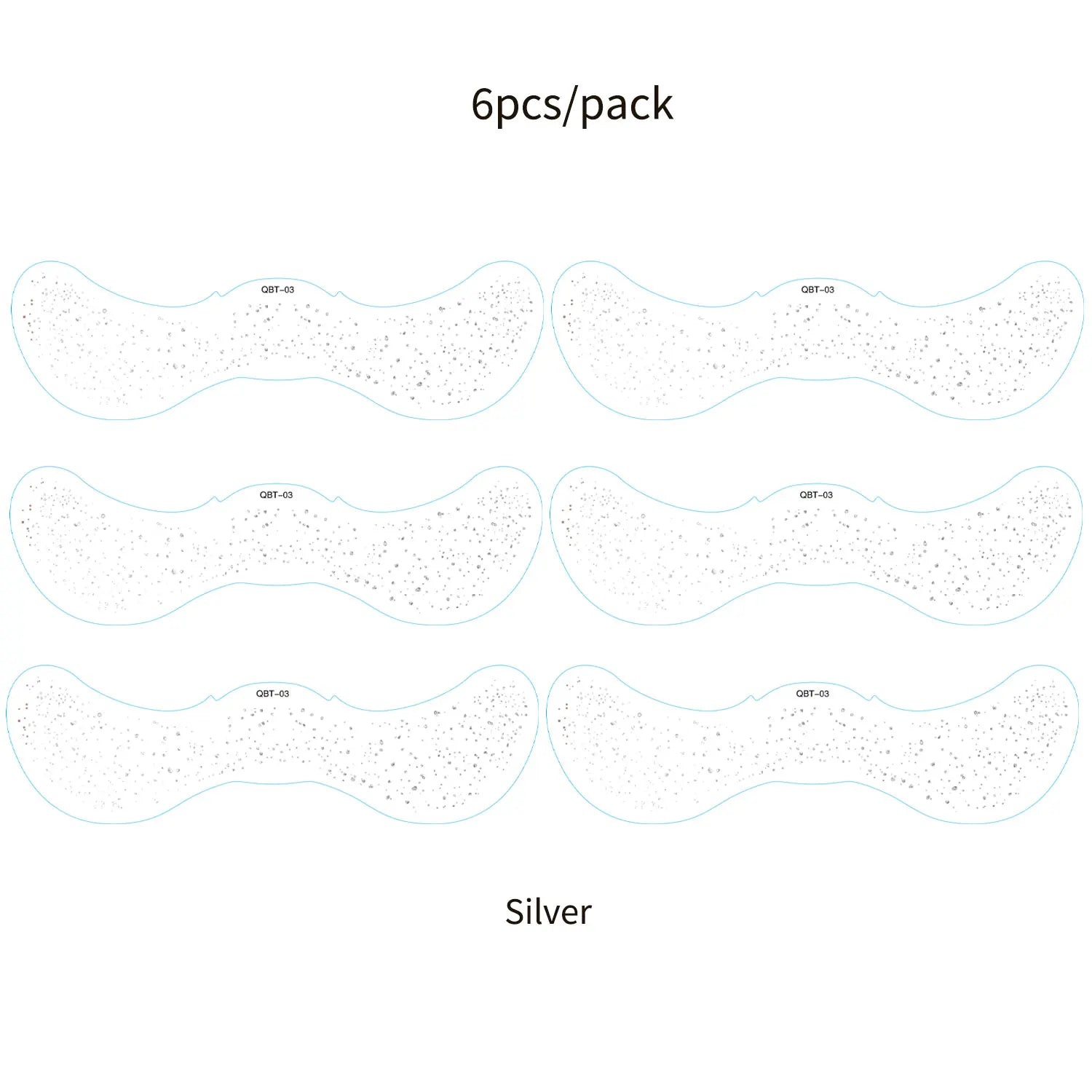 6Pcs Fake Freckle Stickers for Women Face Makeup