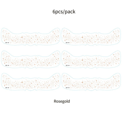 6Pcs Fake Freckle Stickers for Women Face Makeup