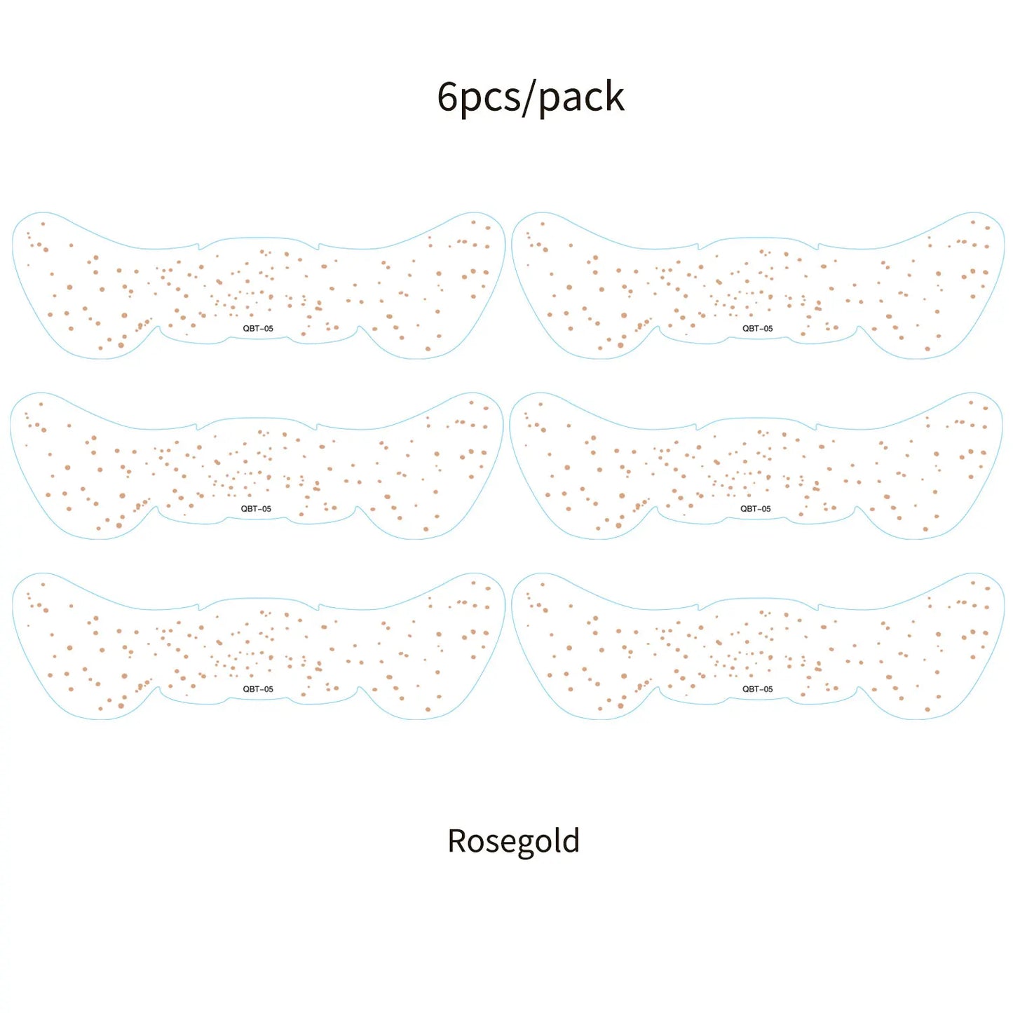 6Pcs Fake Freckle Stickers for Women Face Makeup