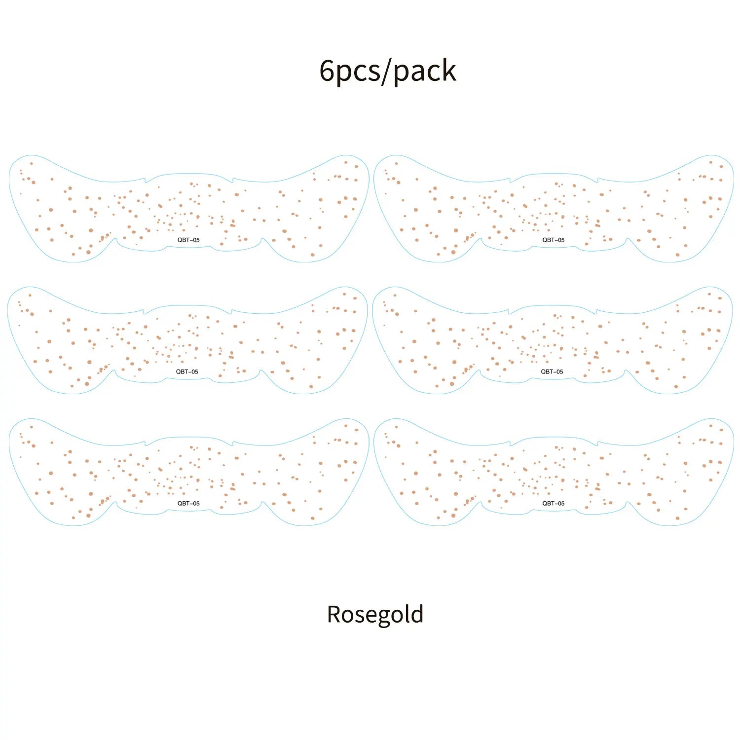 6Pcs Fake Freckle Stickers for Women Face Makeup