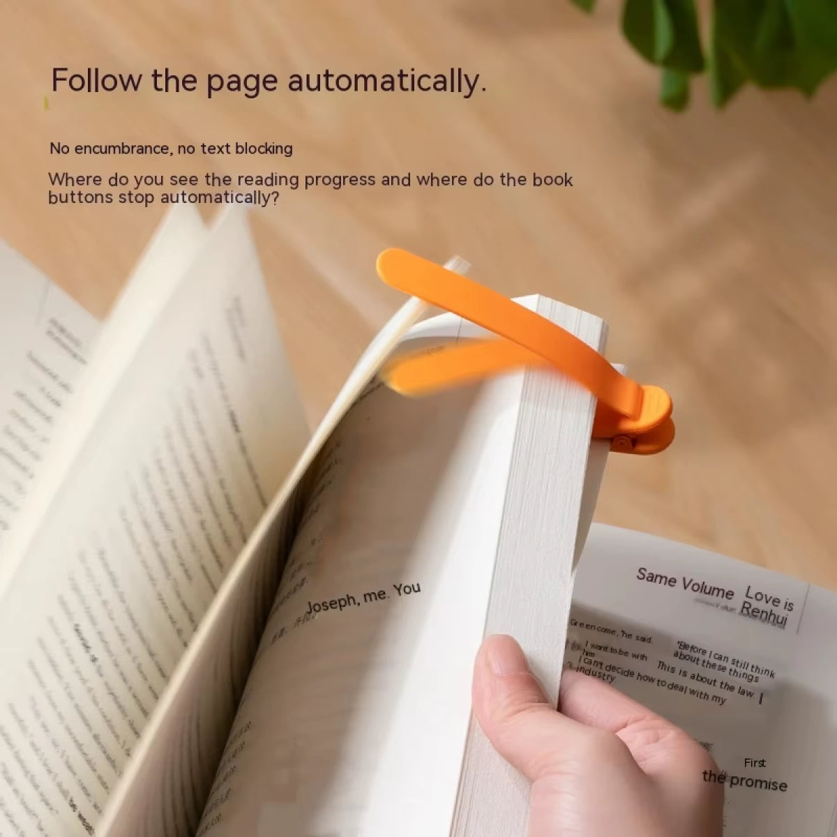 Automatic Bookmark, Silicone Reading Bookmark, Colorful Bookmark, Ideal Gift for Book Lovers, Essential Reading Accessory